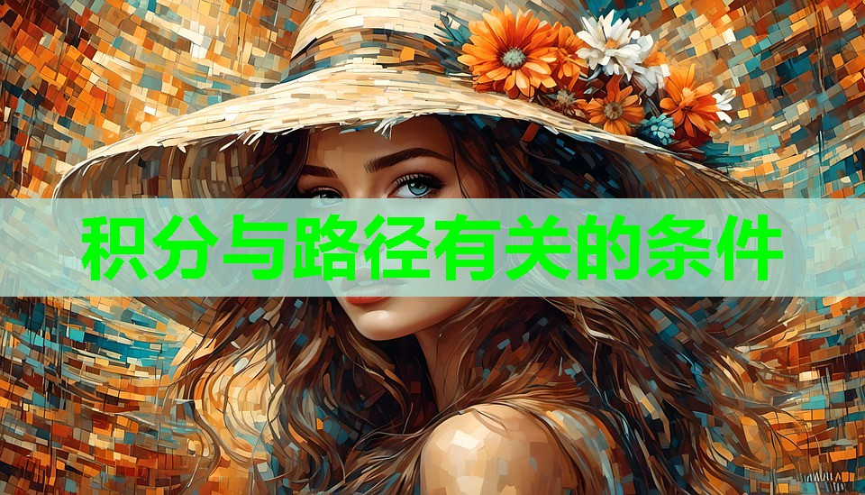 积分与路径有关的条件